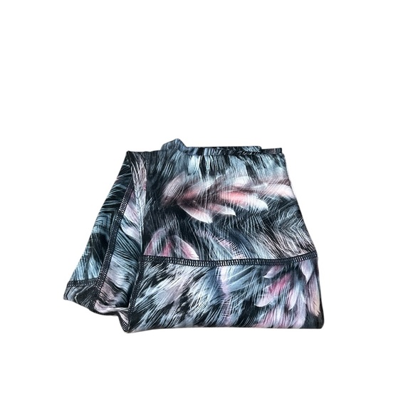 EVCR Evolution & Creation Feather Print Yoga Leggings Medium - Picture 8 of 10